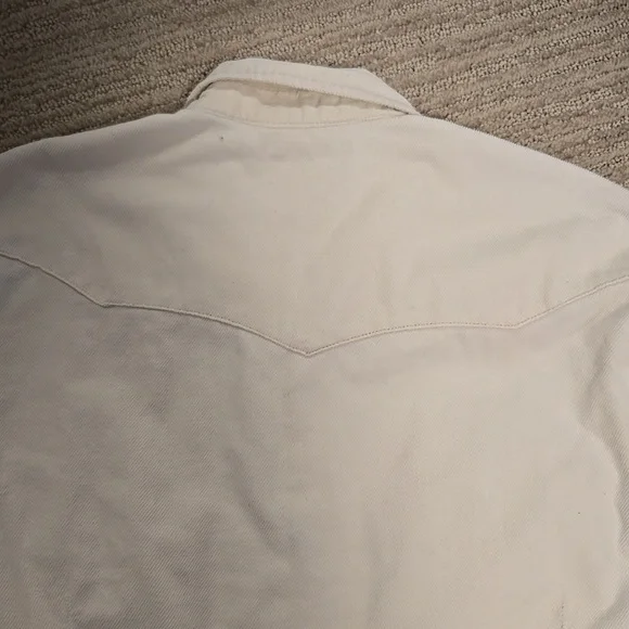 G-Star Plush Cord Tacoma Western Shirt-Ivory